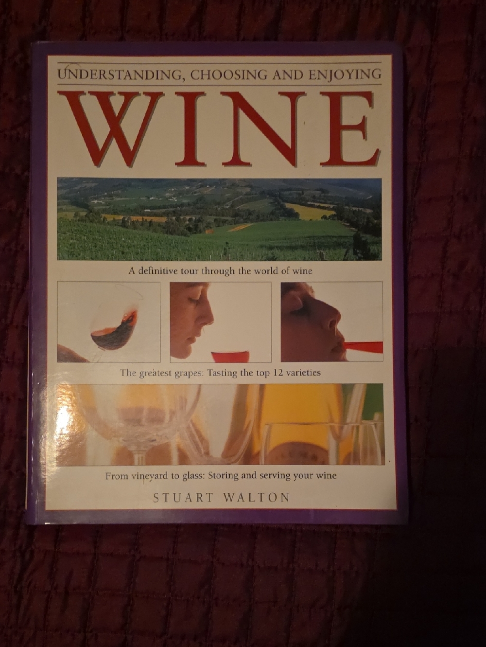Wine Book - Purple Cover
